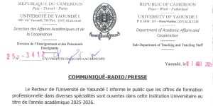 Offre de Formation ProfessionnelleUY1